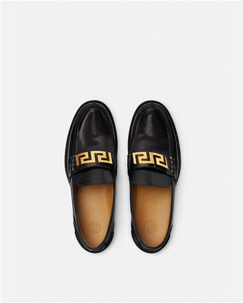 cheap mens versace loafers|versace greca loafers male black.